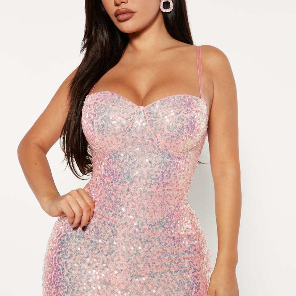 Sequin Mini Dress